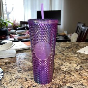 Starbucks Venti 24oz purple oil slick tumbler BNWT